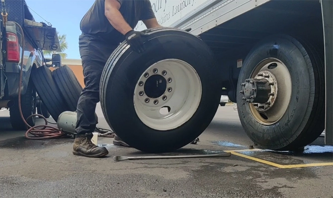 Mobile Tire Services for Semi Trucks
