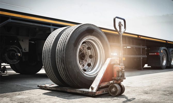 New Semi Tire Repairs